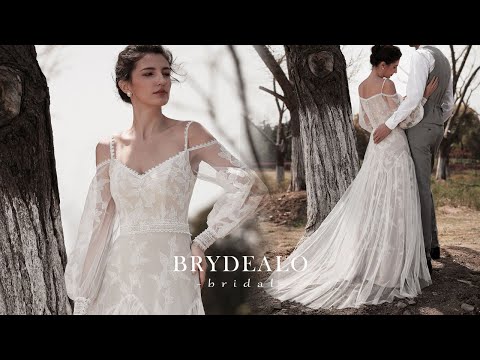 Off Shoulder Straps Boho Lace Tulle Wedding Dress for wholesale