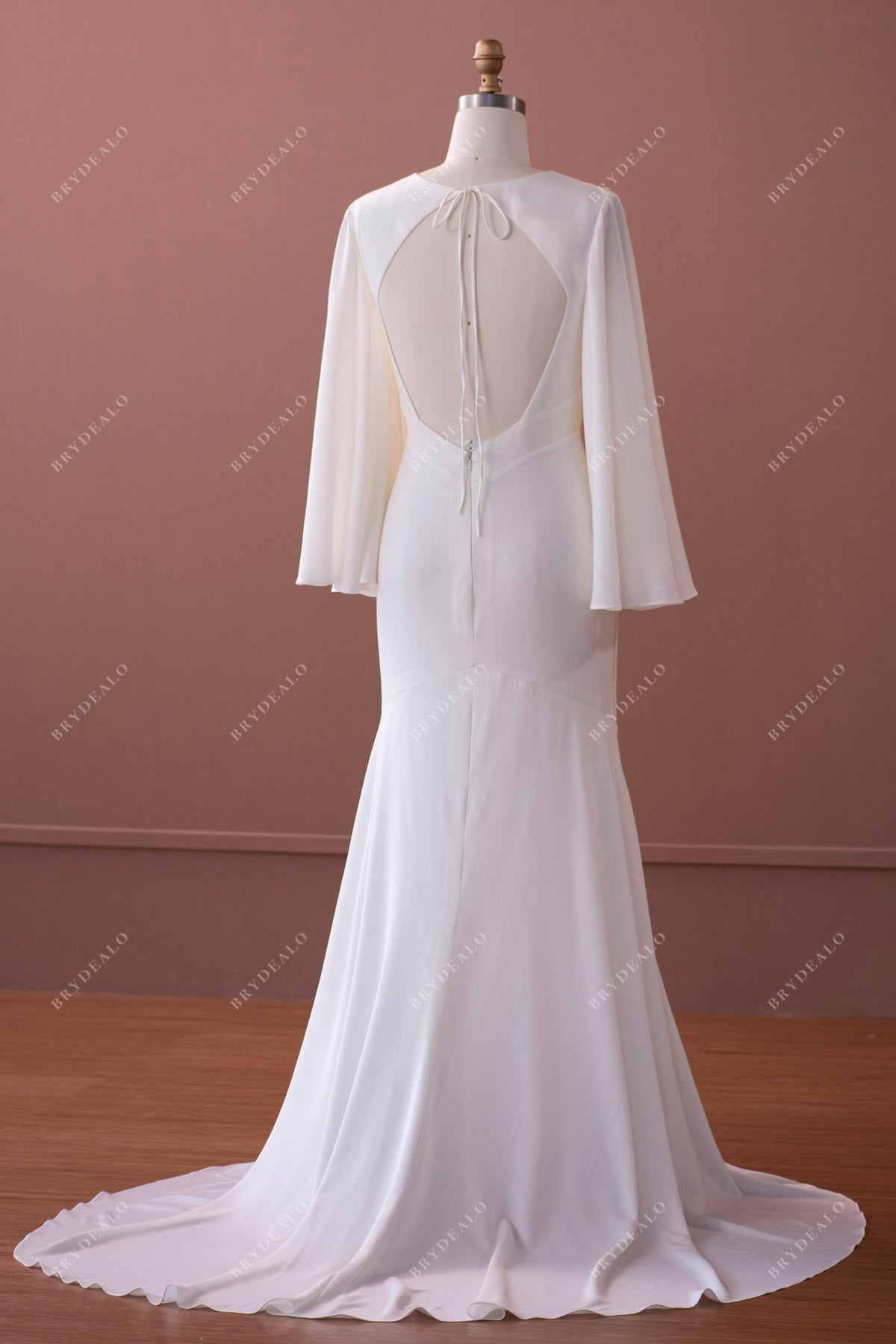 Mermaid Shell Satin Mini Belted Dress