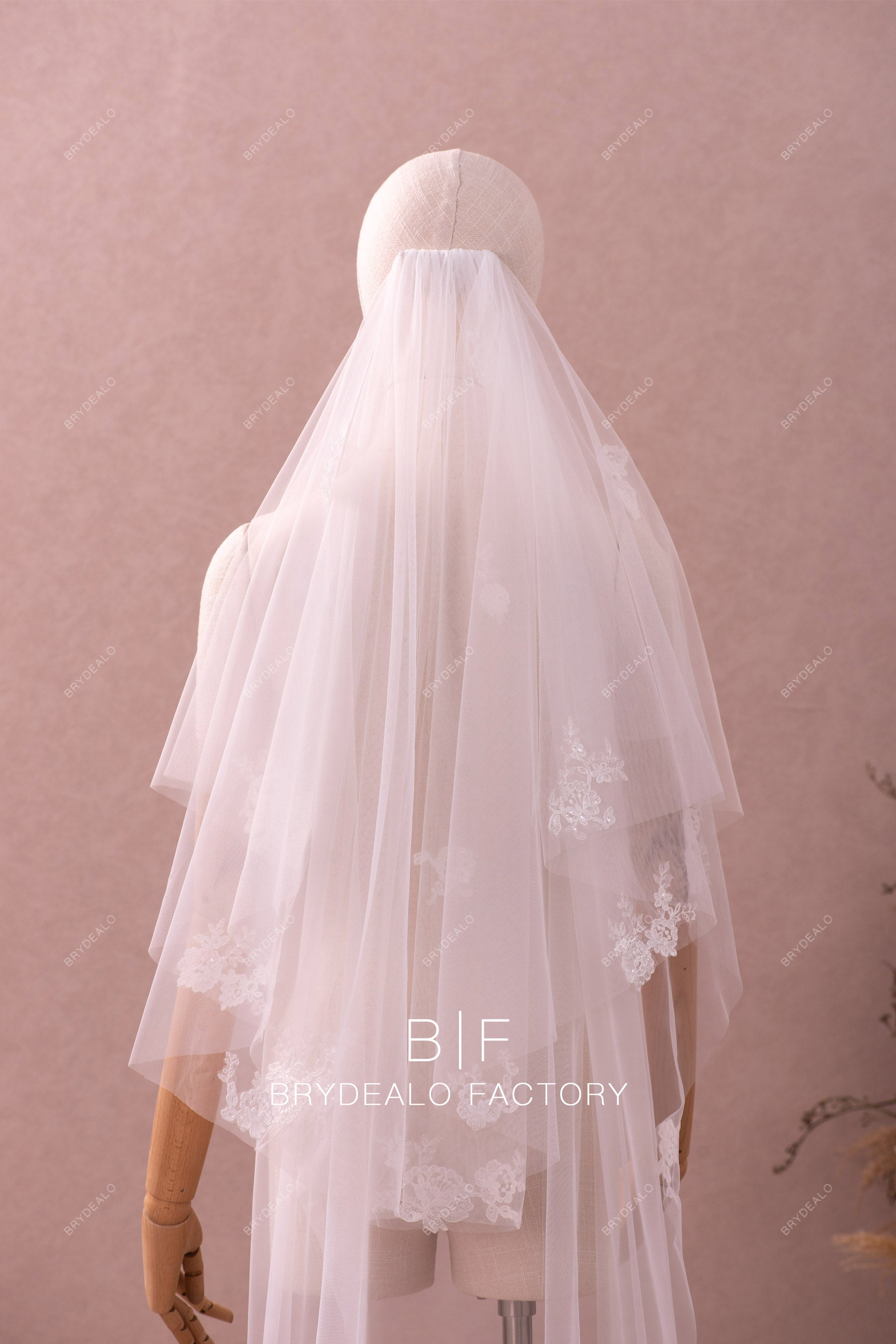 lace tulle to match wedding dress