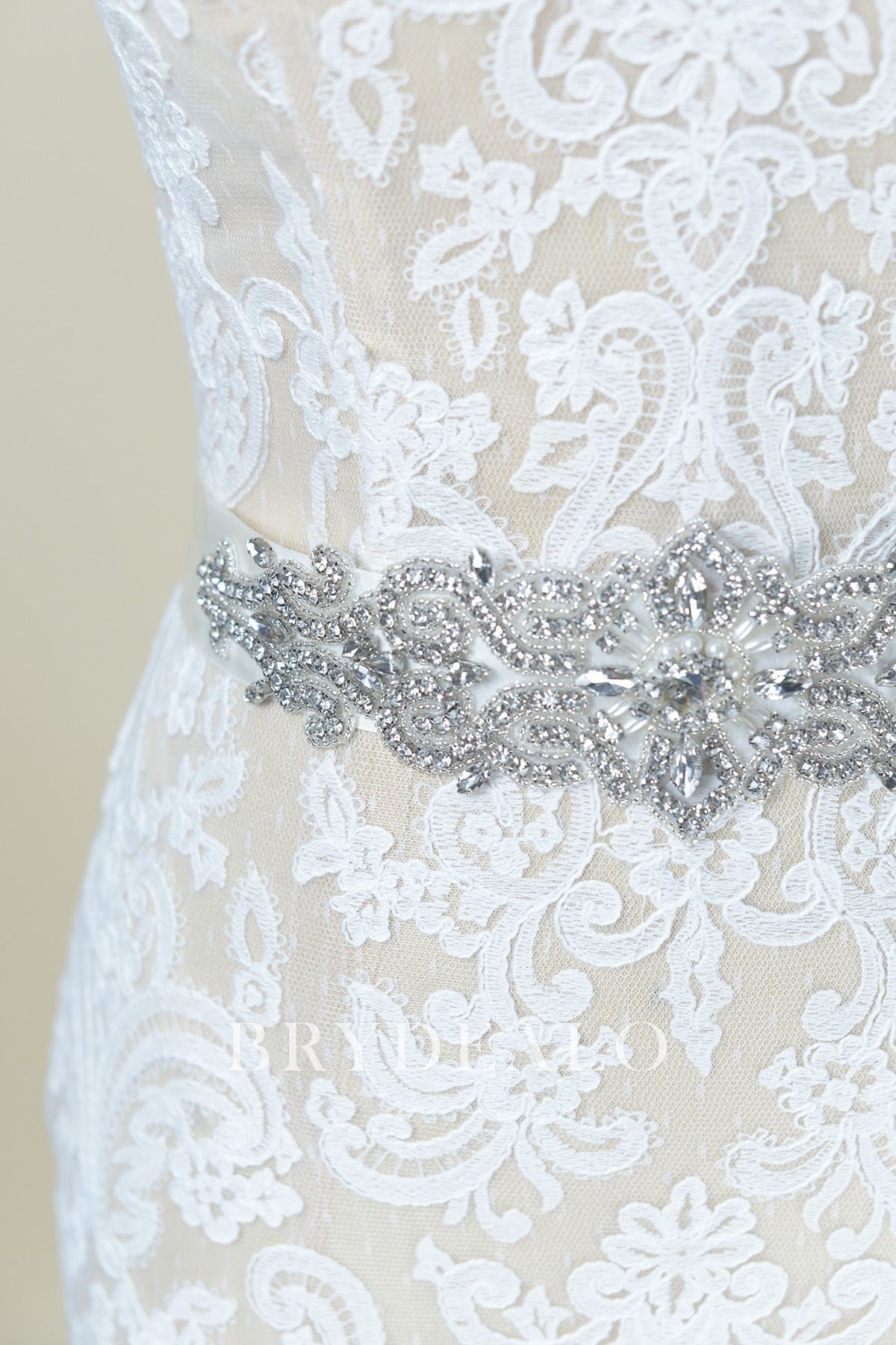 Wholesale Rhinestones Pearls Bridal Sash