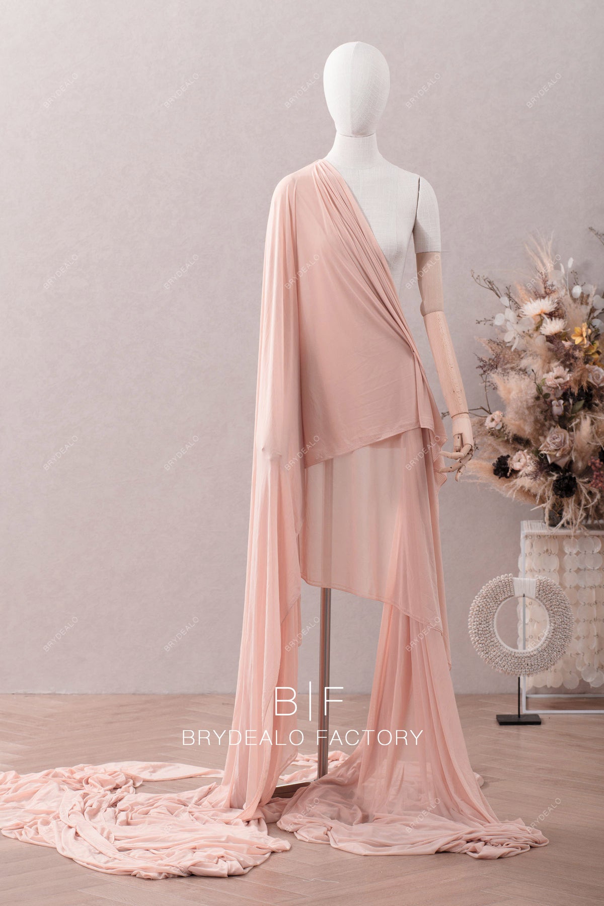 Pink Nude Stretch Sheer Power Mesh