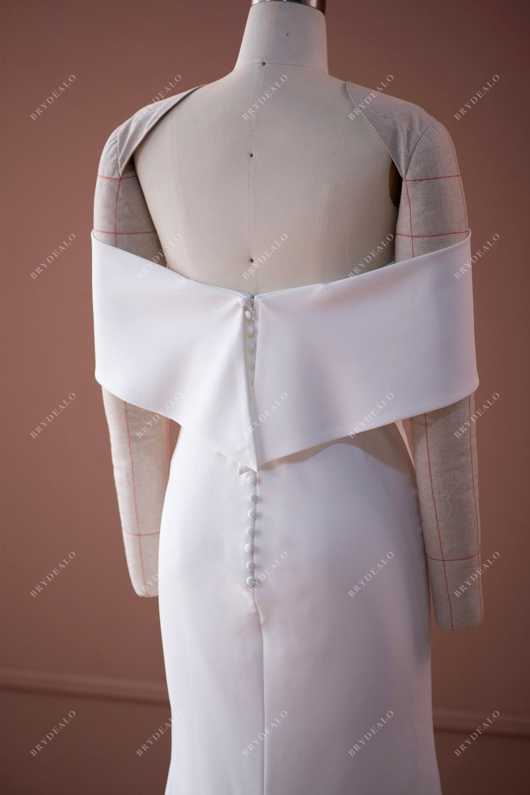 off shoulder wholesale bridal gown