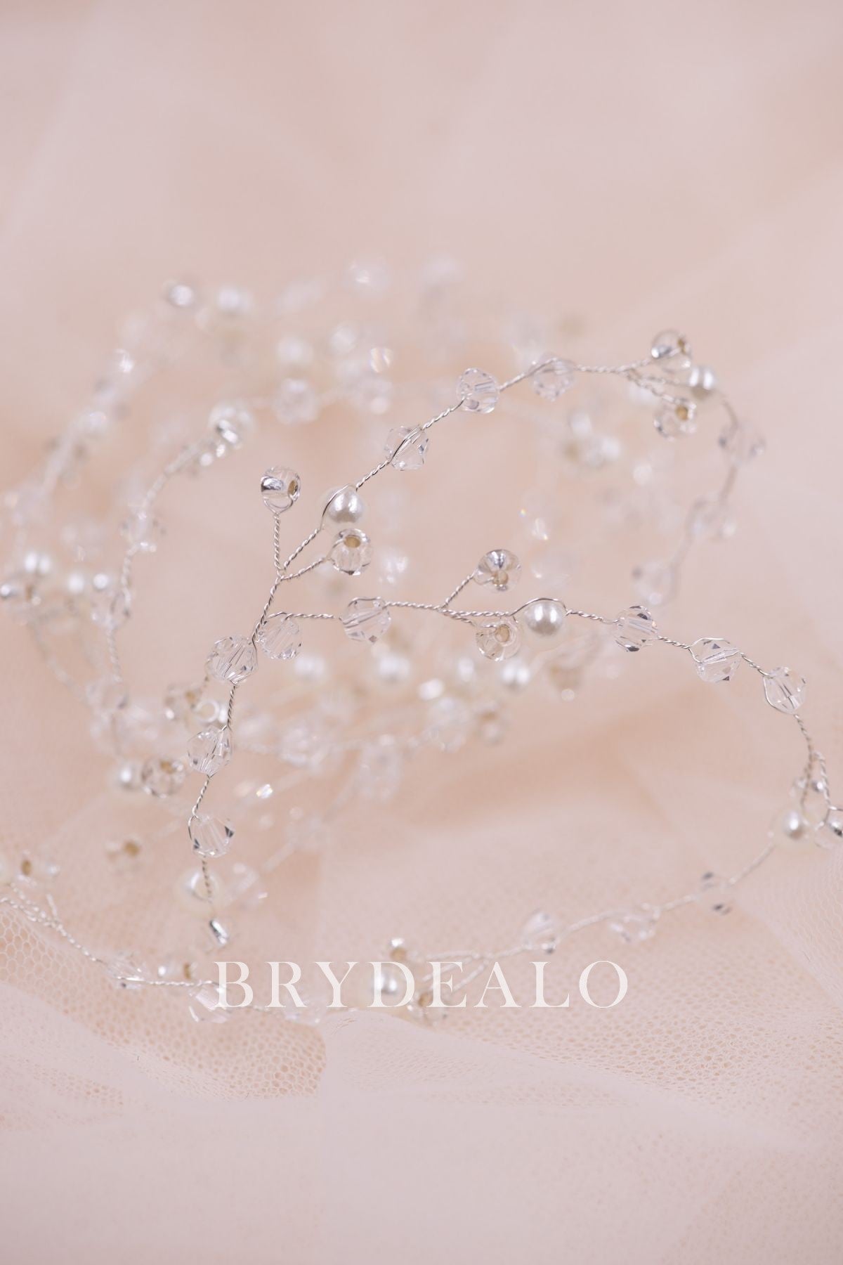 Wholesale Pure Pearls Rhinestones Bridal Headband