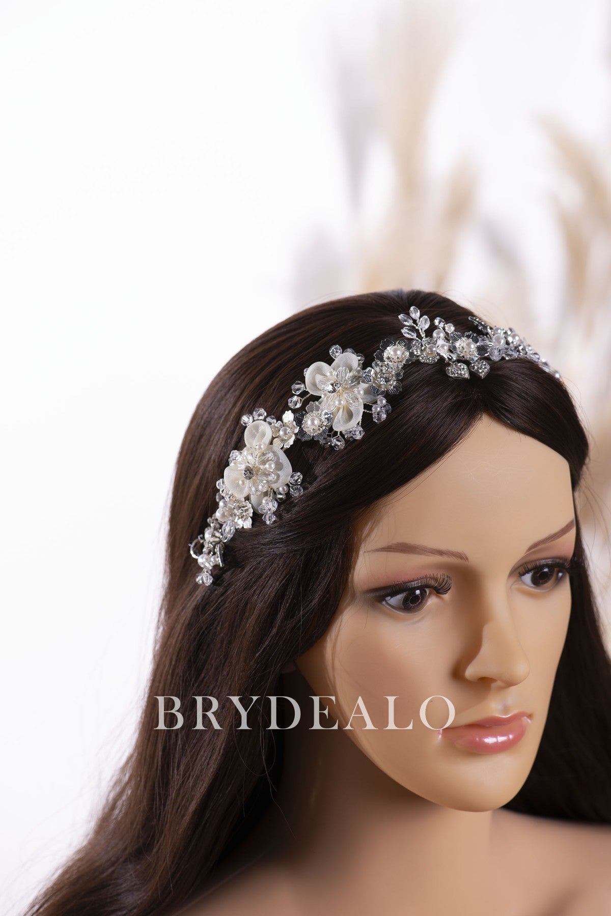 Charming Pearls Rhinestones Bridal Headpiece for Wholesale