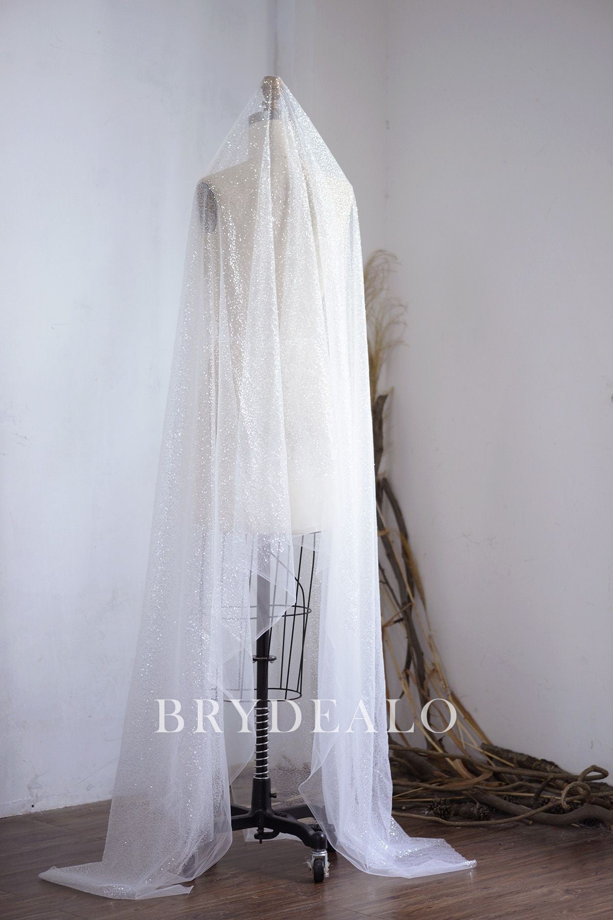 Shiny Bridal Sequin Apparel Fabric 