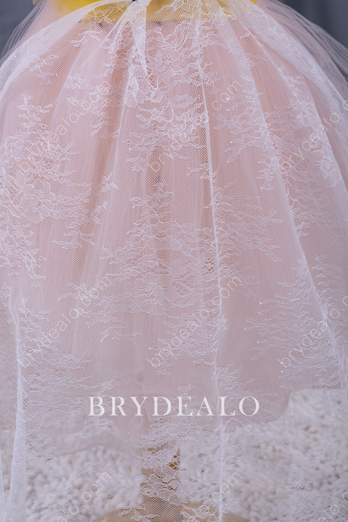 Wholesale Delicate Botanic Bridal Lace Fabric
