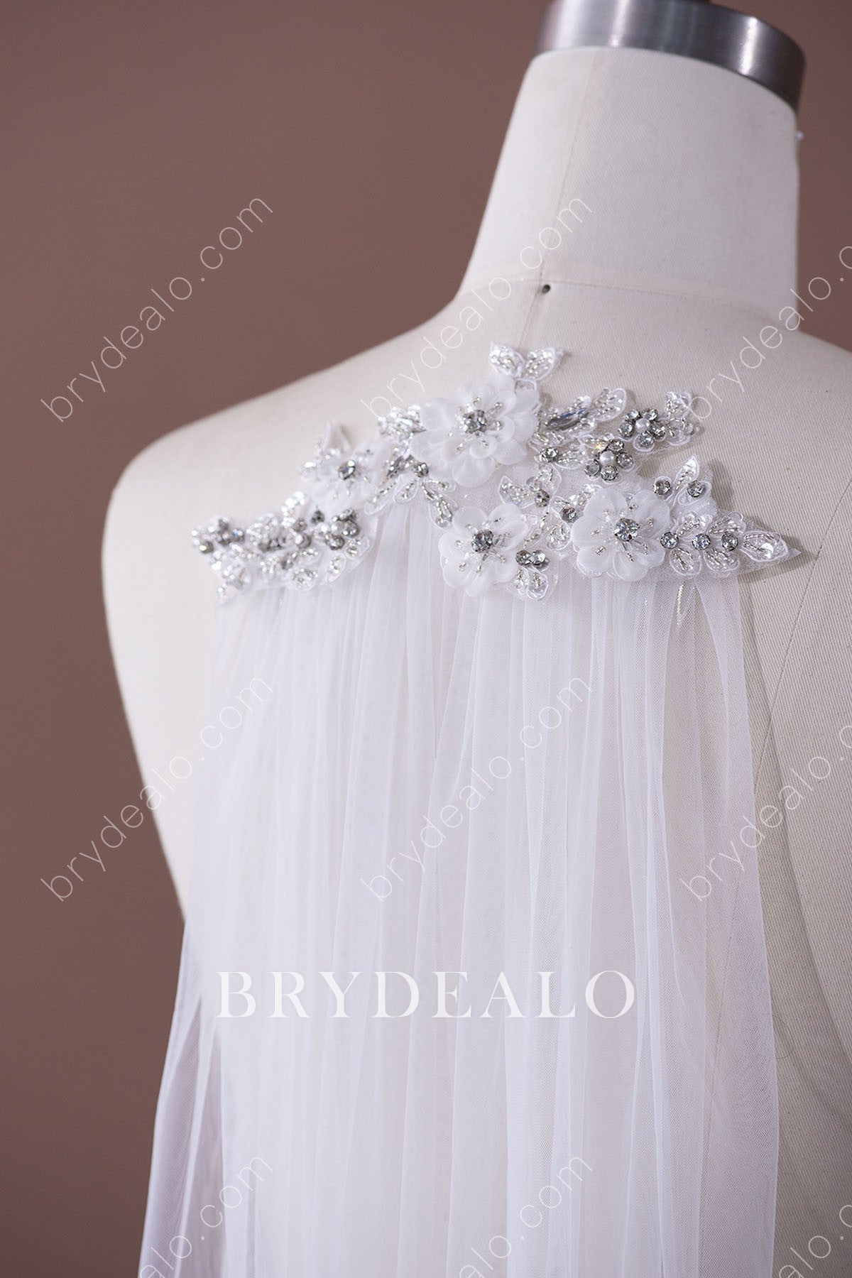 flowers bridal veil
