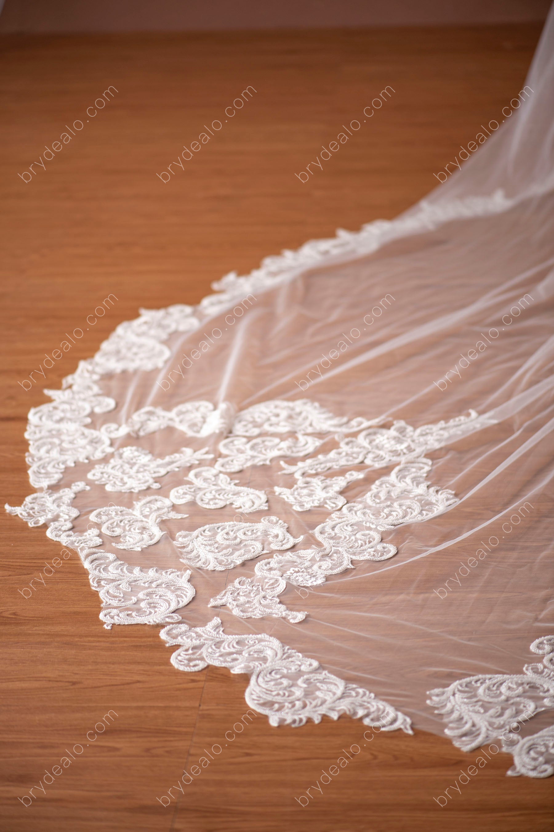 wholesale beaded lace veil