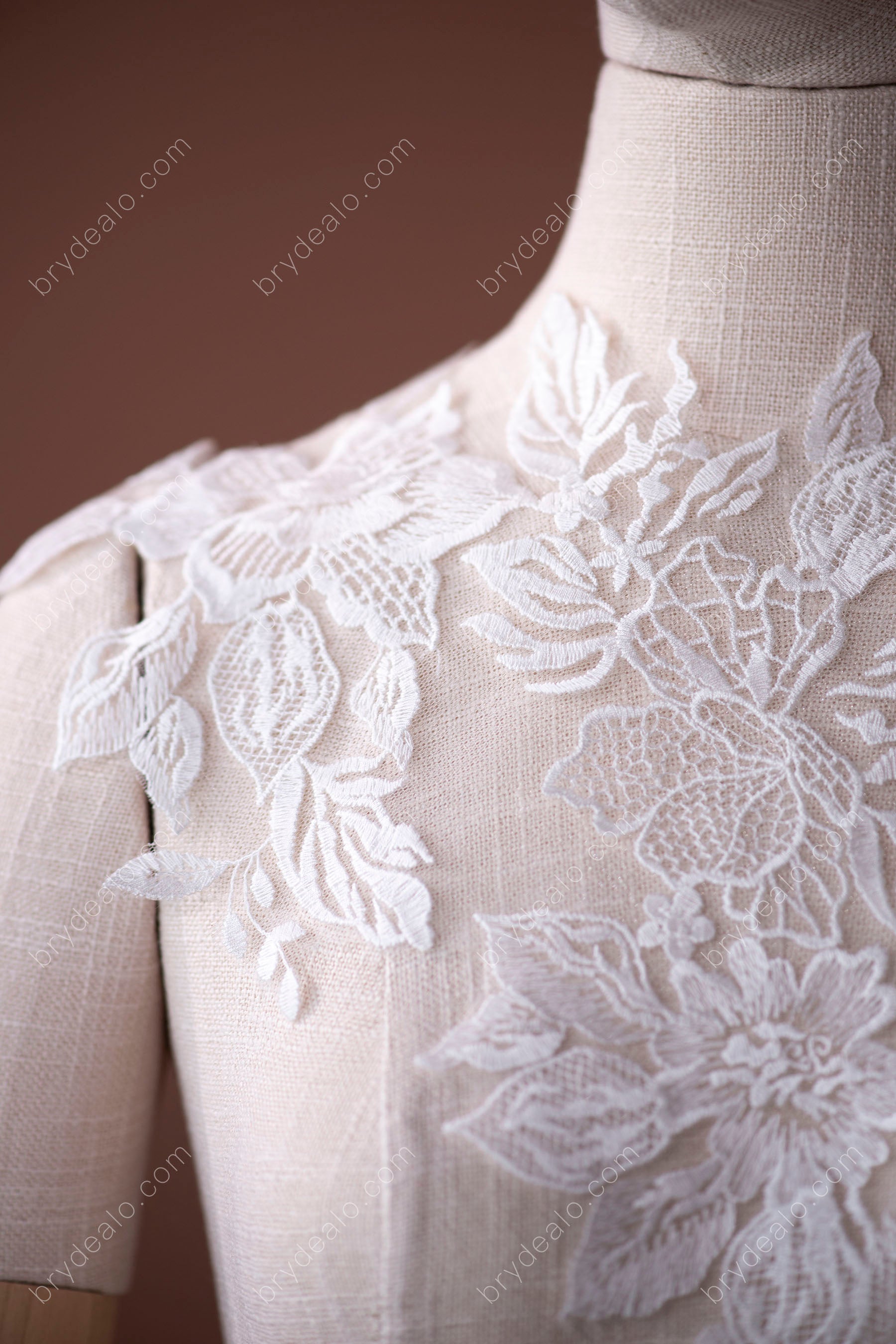 Botanic Embroidery Lace Applique Online