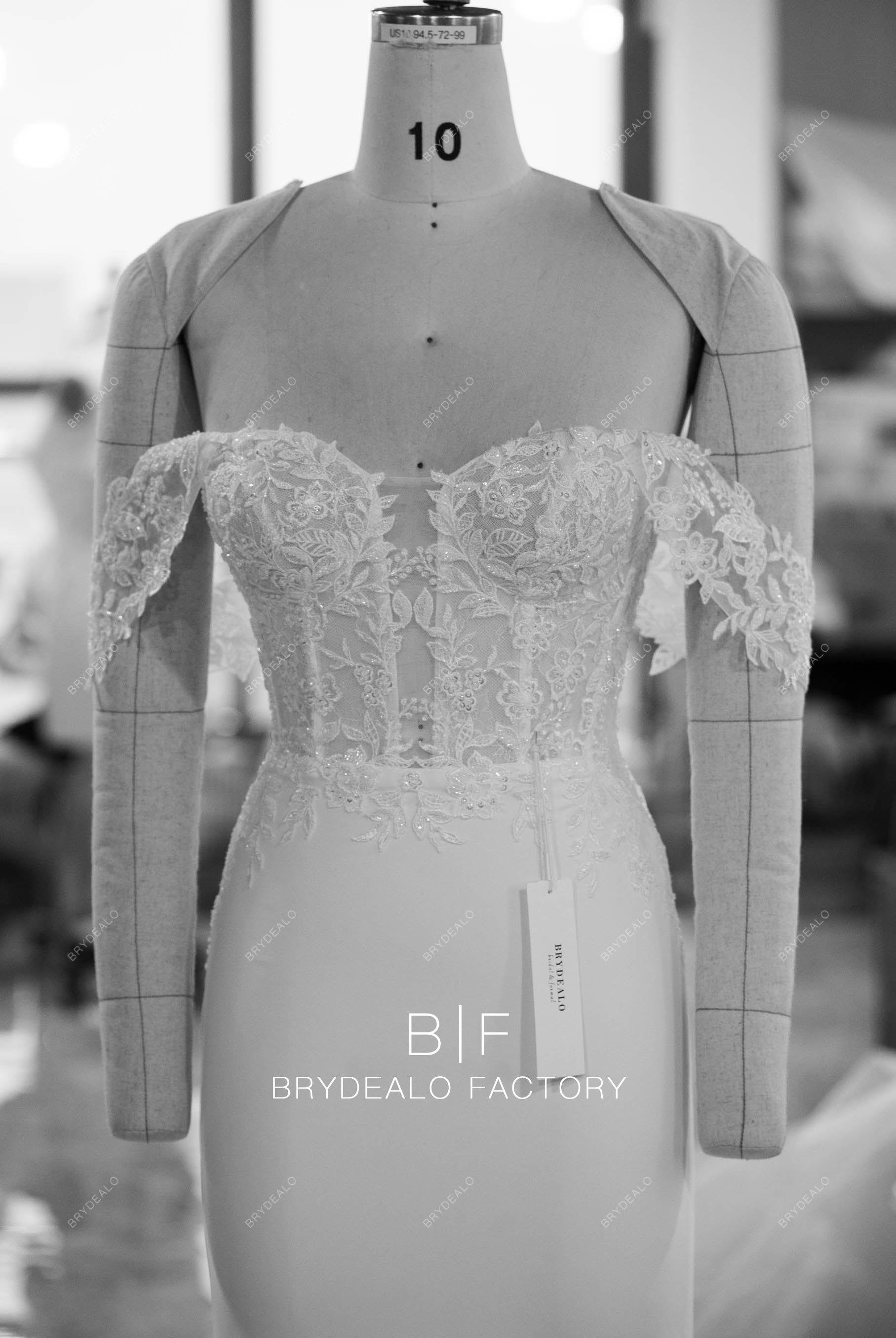 wholesale corset off shoulder wedding dress
