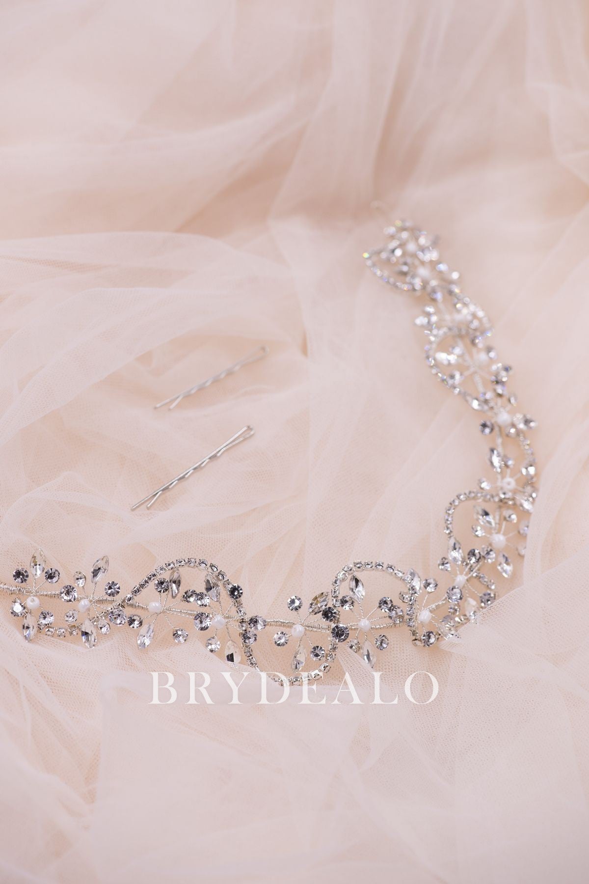 Glamorous Axial Symmetrical Rhinestones Headband