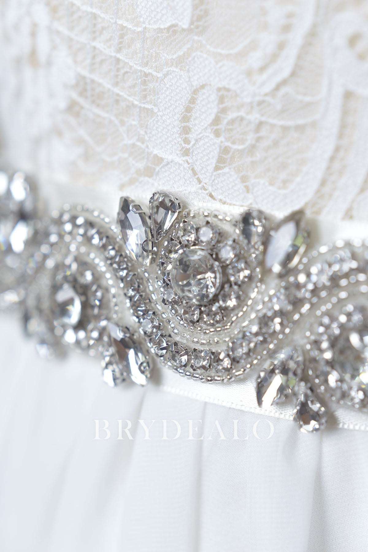 Rhinestones Axial Symmetrical Bridal Sash