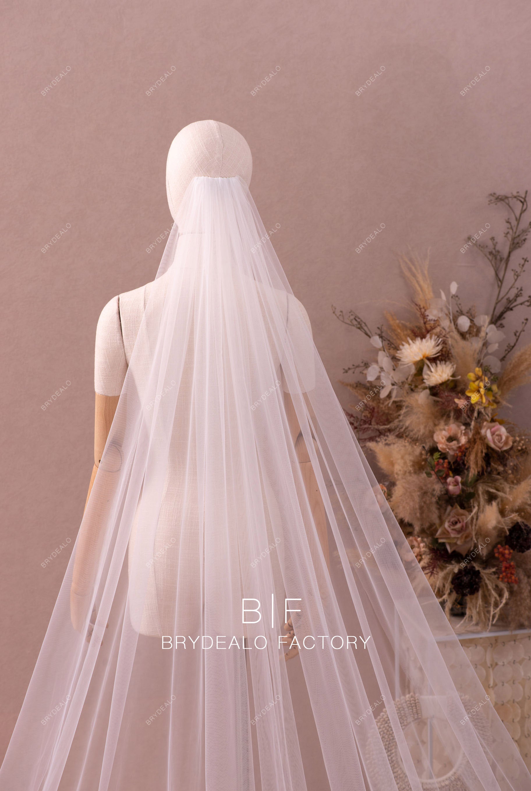 Lace Royal Cathedral Length Bridal Veil