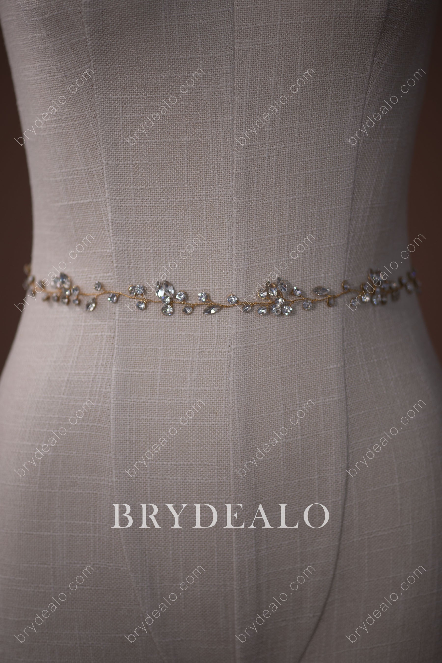 Exquisite Rhinestones Bridal Ribbon for Wholesale